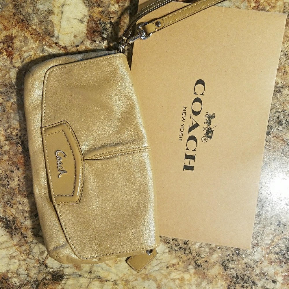 Authentic coach wristlet